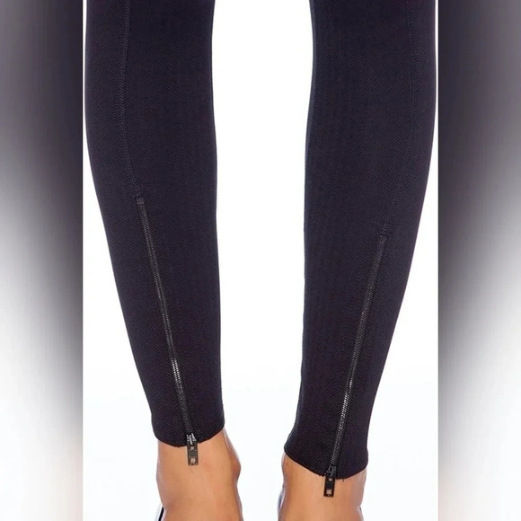rag & bone Lawson Leggings, Color Black Chevron Size S - Picture 3 of 16